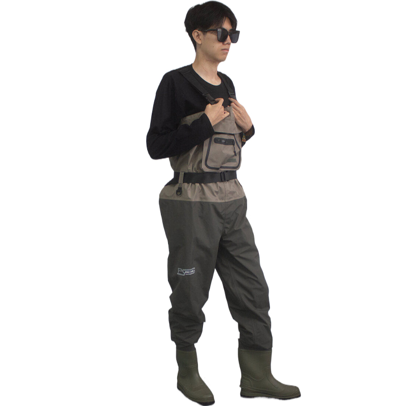 manufacturer Waterproof Breathable Chest Wader Pants Premium Gear Dry Apparel Wet-Suit Fish Hunting Water Sports Waders