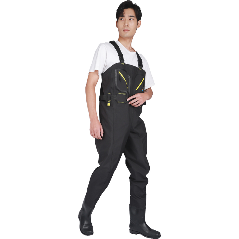 Waders Breathable Waders Full Cover Waders for Fishing Green Waterproof OEM Customized Boots PVC Logo Style