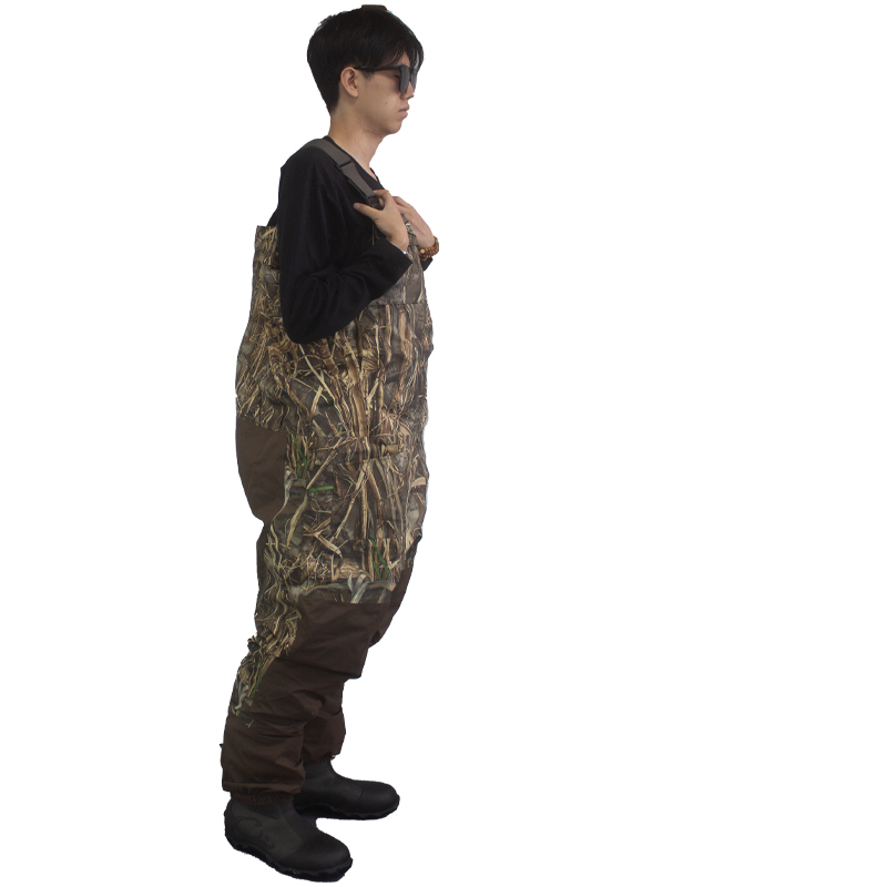 OEM Kids Chest Waders Neoprene Fishing Waders for Children Youth Duck Hunting Waders for Kids with Boots