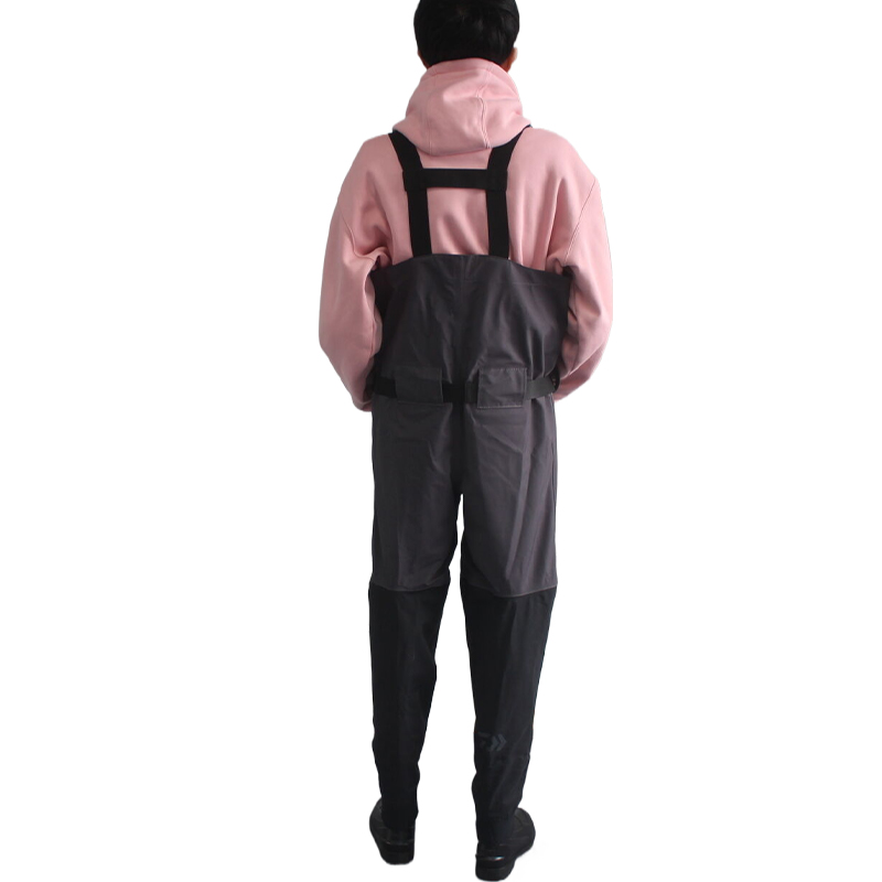 3 Layer Waterproof Wading Pants with Neoprene Boots Waist Chest Fly Fishing Waders Fishing Waders Hunting Suit