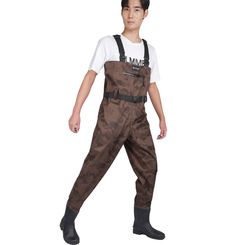 Wholesale customization kids and adult fishing pvc hunting children fishing waders