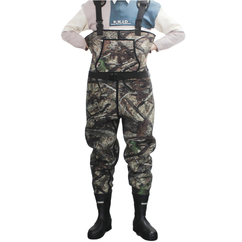 wholesale custom logo winter warm Neoprene waders for fly fishing ducking deer hunting