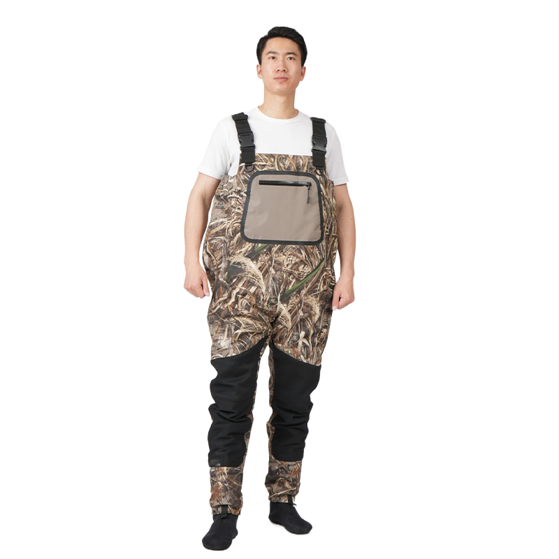 manufacturer camo Hunting Waders with Boot Insulation Waterproof 3 layers breathable Bootfoot Fishing Chest Waders