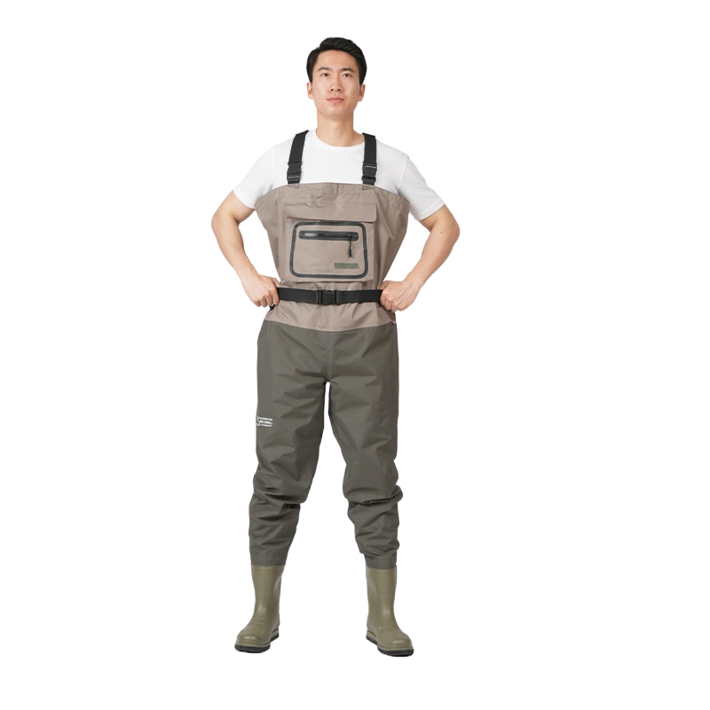 3-Layer breathable Fishing Waders for Men with Boots Womens Chest Waders Waterproof for Hunting