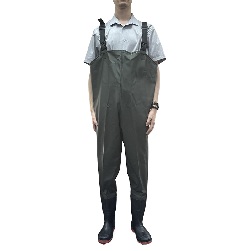 Outdoor waders lure fishing waders black leather pants waterproof waders fishing clothes