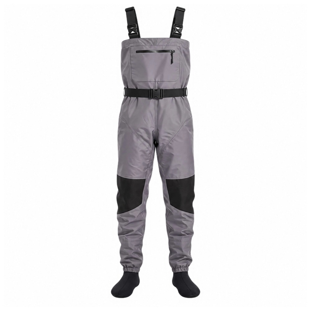  Hot Sale 3 Layer Breathable Waterproof Waders with Socks